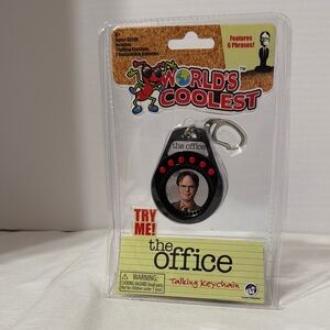 World's Coolest Toys - The Office Dwight Talking Keychain - New - Damaged Box